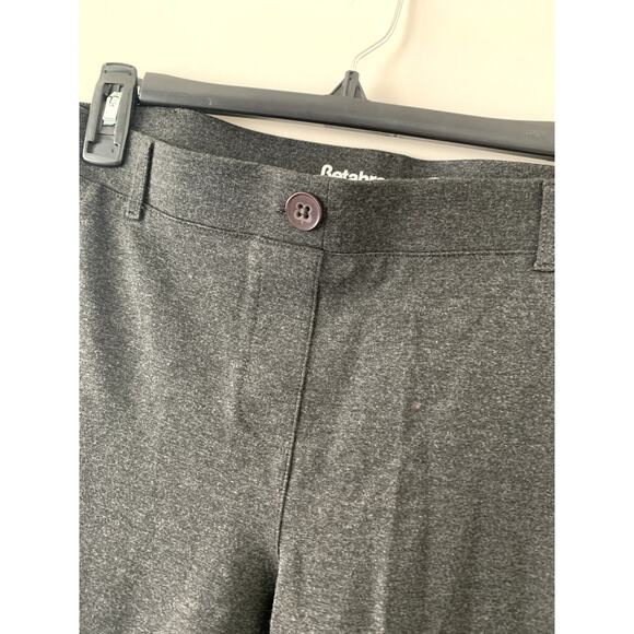 Betabrand Straight-Leg Dress Yoga Pant Charcoal Grey Size Medium Petite - Picture 4 of 8